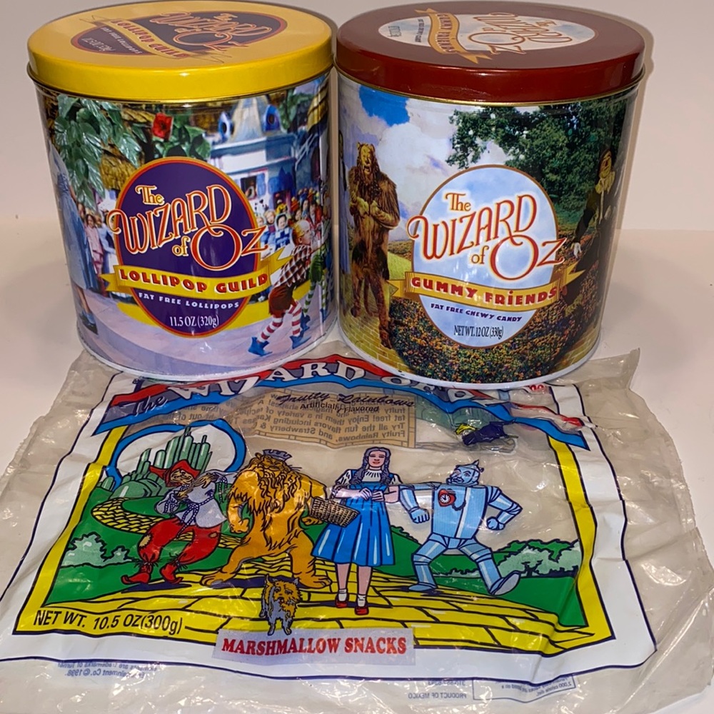 Wizard of Oz - Set of 2 Vintage Collector's Candy Tins